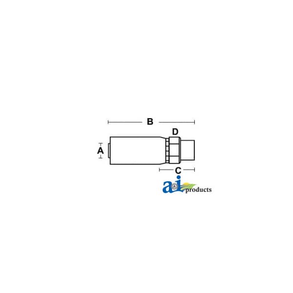 (HC-M-DINLX) DIN Light Universal Seat - Male - Rigid 2.7" x1" x1"